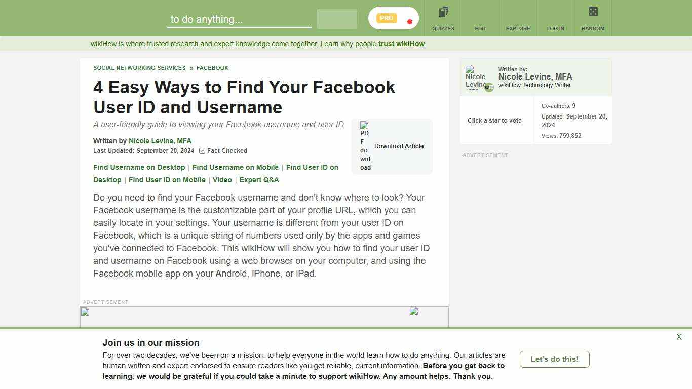 How to Find Your Username & User ID on Facebook: 4 Ways